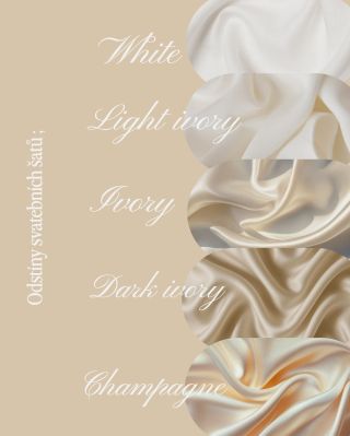 Často si budoucí nevěsty myslí, že svatební šaty jsou ve většině případů čistě bílé, ale není tomu tak. Volí se spíše...