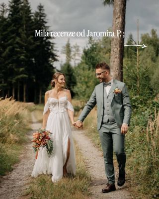 A my moc děkujeme za důvěru a že jste se rozhodl pro nás 🥰🙏🏻. #svatebnisalonagnes #recenze #panskeobleky